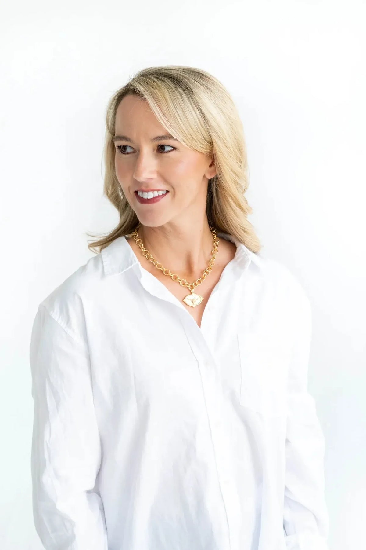 Longhorn Intaglio Necklace by Susan Shaw