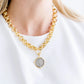 American Indian Head Nickel Necklace By Susan Shaw