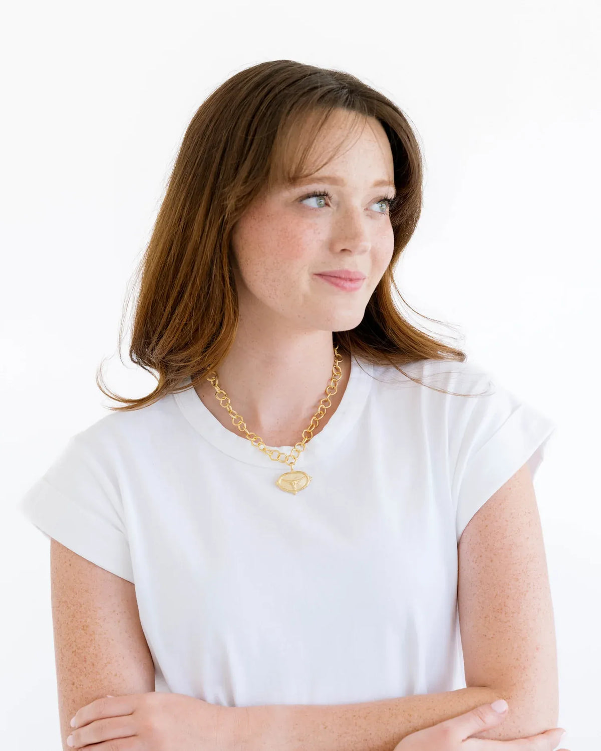 Longhorn Intaglio Necklace by Susan Shaw