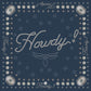 Blue bandana with Howdy! design, 1080x.