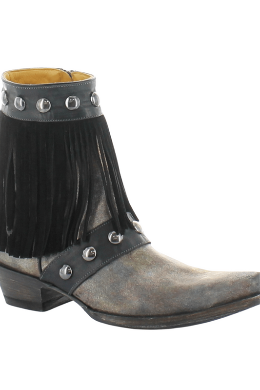 Milan Fringes Black- Old Gringo Cowboy Boots at Bourbon Cowgirl