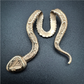 Ancient Bronze Brim Biter by Hallett Peak - Snake