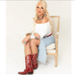 Moon Classic in Red | Yippee Ki Yay Western Boots | Bourbon Cowgirl