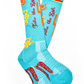 Take the Risk Turquoise Performance Boot Socks