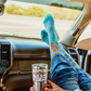 Take the Risk Turquoise Performance Boot Socks