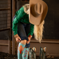 Take the Risk Turquoise Performance Boot Socks