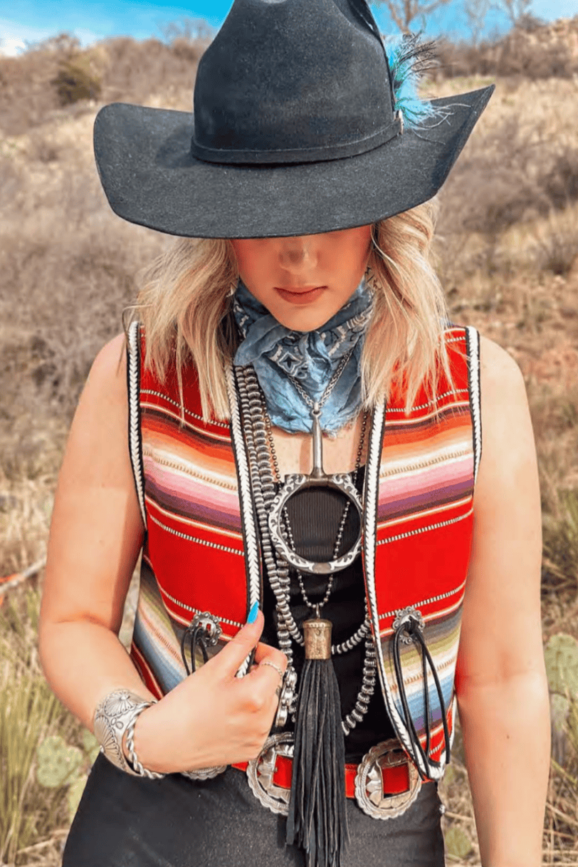 Sandra Serape  Vest by Silverado