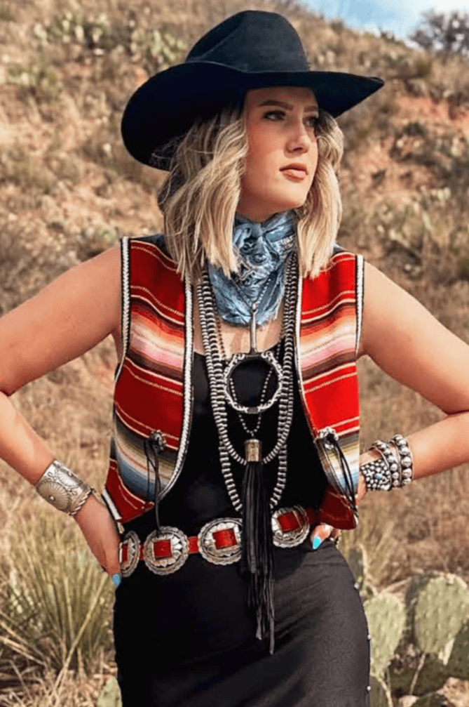Sandra Serape  Vest by Silverado