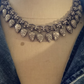 Oxidized Chain with Indian Silver Charms Necklace by Amy Kaplan