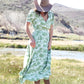 Darcy Dress in Green Toile by Sendero