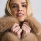Sienna Fur Jacket by Mauritius in Dark Sand
