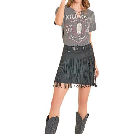 Wild West fringe skirt, StyleBW69B06985--01