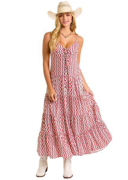 Halter Maxi Dress by Rock & Roll Denim at Bourbon Cowgirl XL