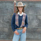 Boli - Gettin' Western by Fringe Scarves Red Plaid