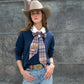 Boli - Gettin' Western by Fringe Scarves Red Plaid
