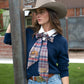 Boli - Gettin' Western by Fringe Scarves Red Plaid