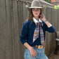 Boli - Gettin' Western by Fringe Scarves Red Plaid