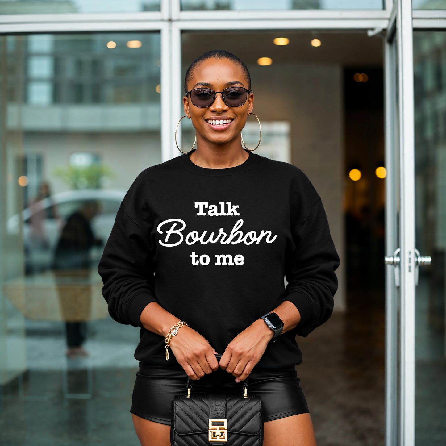Talk Bourbon to Me Crewneck Sweatshirt