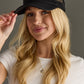 Bourbon Cowgirl Embroidered Foam Trucker Hat - Black