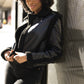 Tali CF Leather Jacket, Black