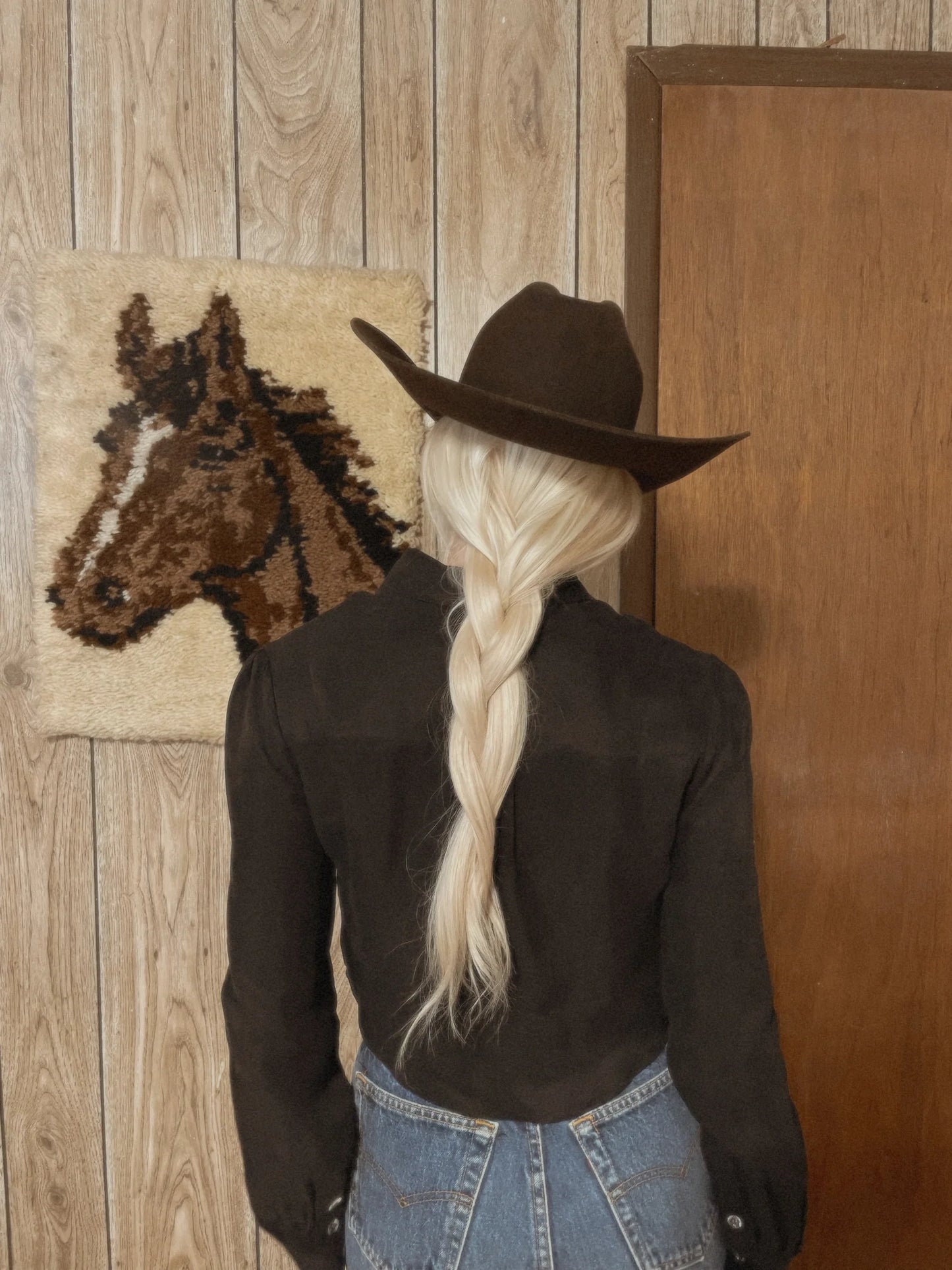 Marlowe Blouse in Washed Black by Folk Saint - Regular Length