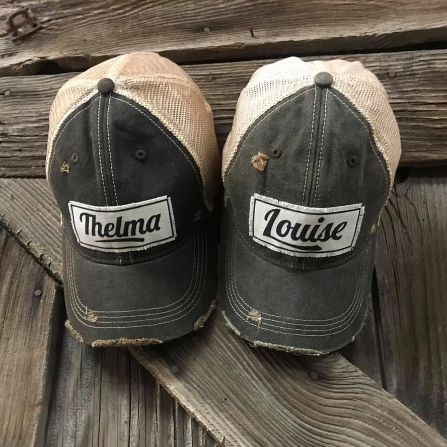 Louise Distressed Trucker Cap
