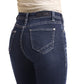 High Rise Extra Stretch Button Fly Trouser Jeans Rock & Roll Denim for Women