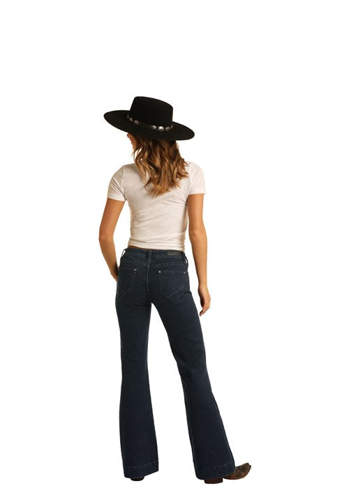 Mid Rise Extra Stretch Trouser Jeans Rock & Roll Denim