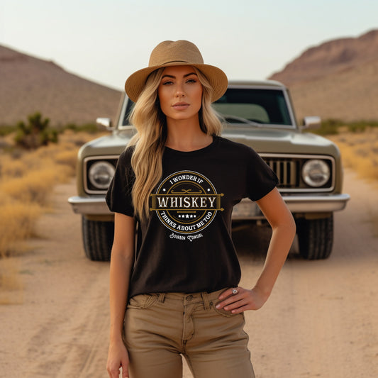 Drink Whiskey Ride a Cowboy Shirt Cowgirl Shirt Western 