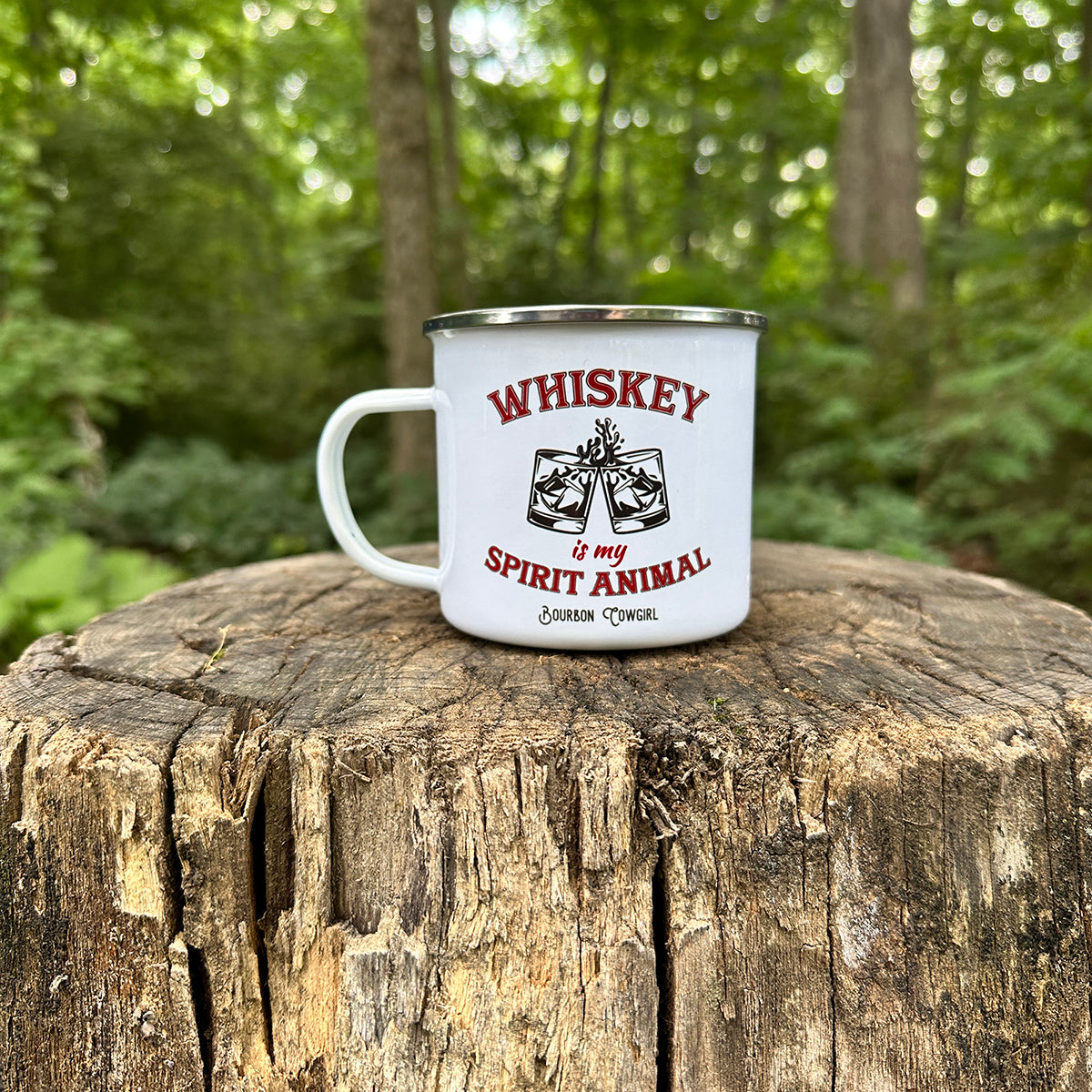 Whiskey is My Spirit Animal Campfire Mug