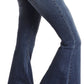 Extra Stretch High Rise Bell Bottom Jeans Rock & Roll Denim for Women