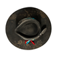 Wild Thing Rancher Hat Custom Burned - Black| Bourbon Cowgirl