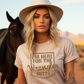 I'm Here for the Wrangler Butts T-Shirt Natural - Bourbon Cowgirl
