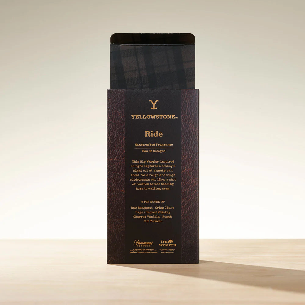 Yellowstone Ride Cologne for Men |  Bourbon Cowgirl