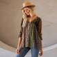 Vintage Bohemian Patchwork Velvet Top