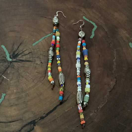 Multicolored Beaded Earrings by Amy Kaplan