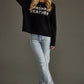 Black Whiskey Weather Sweater