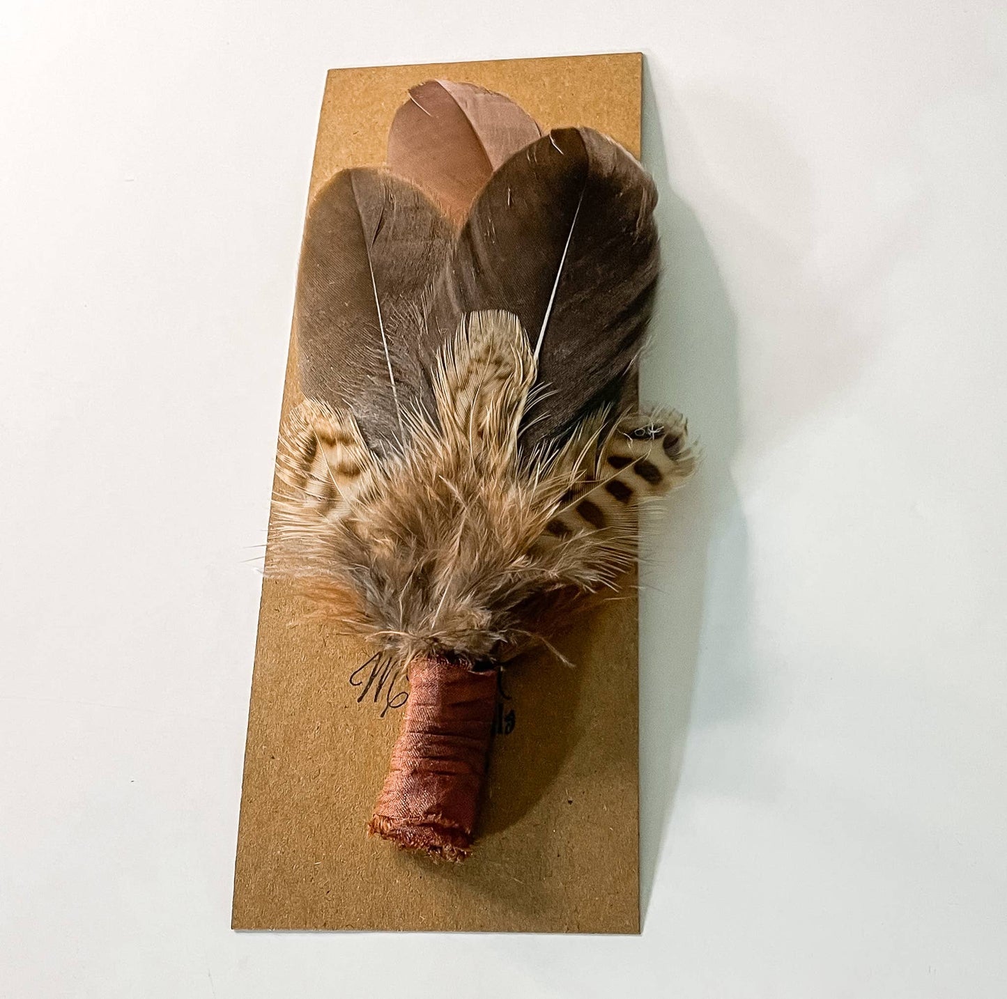 Hat Bar Chestnut Feather Flutter  Hat Pins and Feathers