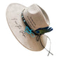 Tan I am The Storm Burned Hat Western Hat Rancher Cowboy