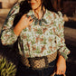 Retro Cactus Cowboy Blouse for Cowgirls