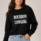 Bourbon Cowgirl Branded Raglan Crew Sweatshirt