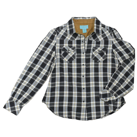 Brewster Shirt in Black by Tasha Polizzi
