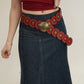 Leather Circle Caterpillar Disc Belt