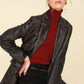 Vintage Wash Leather Blazer