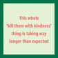 CARD Kindess | Funny Party Gift | Kitsch Greeting Cards
