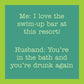 CARD Swim Up Bar | Funny Party Gift | Kitsch Greeting Cards