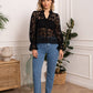 Boho Lace Blouse in Ecru or Black