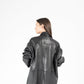 Currow OS Leather Jacket, Black