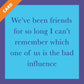 CARD Bad Influence | Funny Gift | Kitsch Greeting Cards