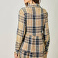 Acid Washed Tiered Coat Dress